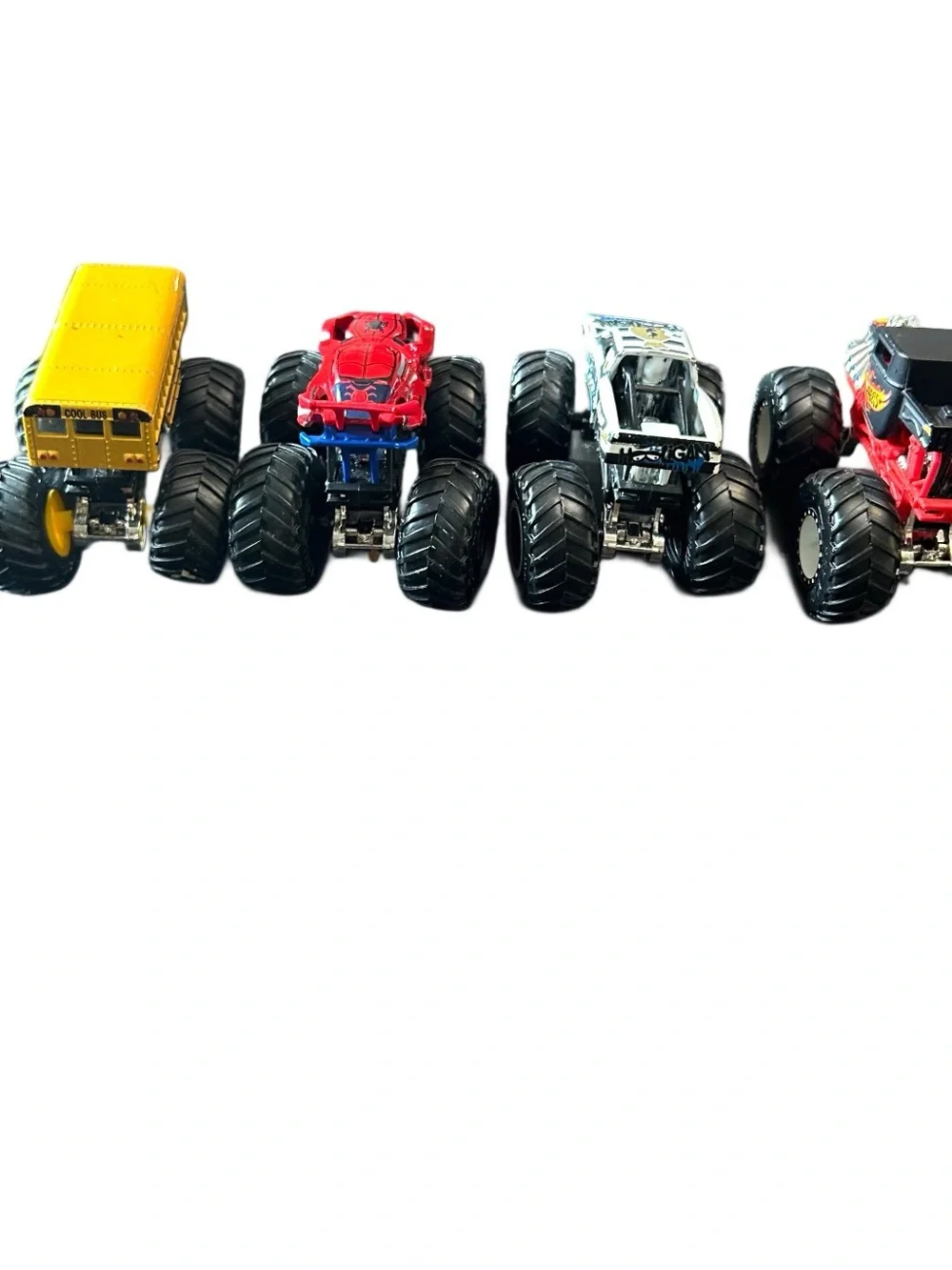 Hot Wheels Monster Truck Diecast Vehicle Lot Of 8 Set
